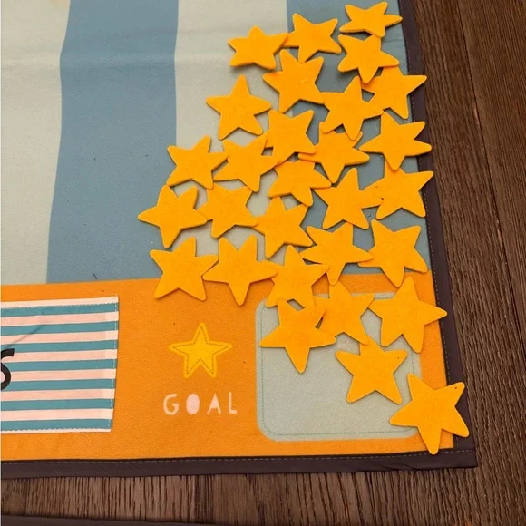 Colorful Weekly Task Chart with Stars - Picture 4 of 10